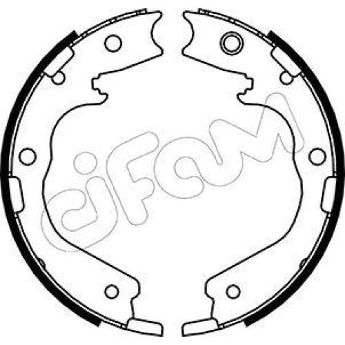 ТОРМОЗНЫЕ КОЛОДКИ РУЧНОГО ТОРМОЗА - 0