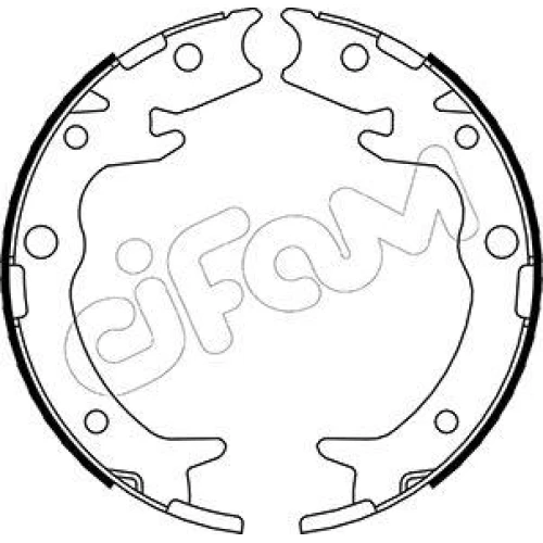 ТОРМОЗНЫЕ КОЛОДКИ РУЧНОГО ТОРМОЗА - 0
