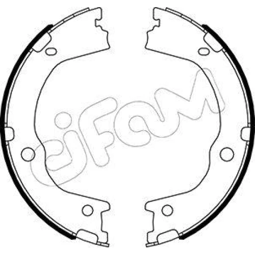 ТОРМОЗНЫЕ КОЛОДКИ РУЧНОГО ТОРМОЗА - 0