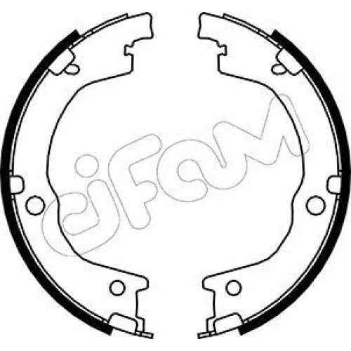 ТОРМОЗНЫЕ КОЛОДКИ РУЧНОГО ТОРМОЗА - 0