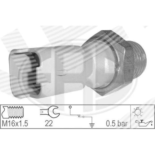 ДАТЧИК ДАВЛЕНИЯ МАСЛА - 0