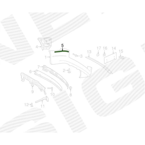 МОЛДИНГ БАМПЕРА - 2