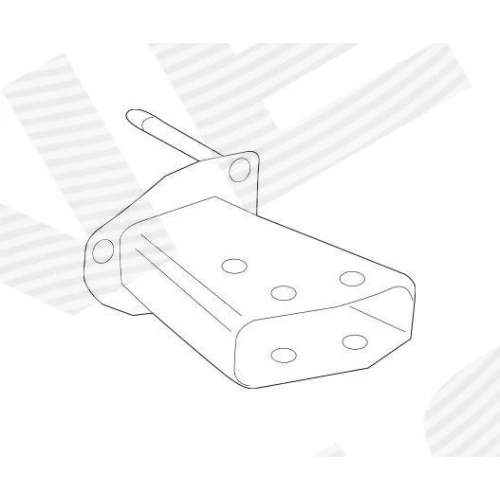 КРОНШТЕЙН УСИЛИТЕЛЯ ПЕРЕДНЕГО БАМПЕРА - 1