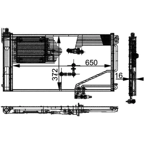 РАДИАТОР КОНДИЦИОНЕРА - 1