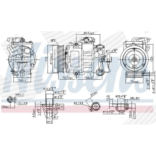 КОМПРЕССОР КОНДИЦИОНЕРА - 10