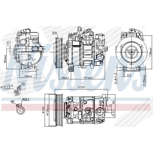 КОМПРЕССОР КОНДИЦИОНЕРА - 4