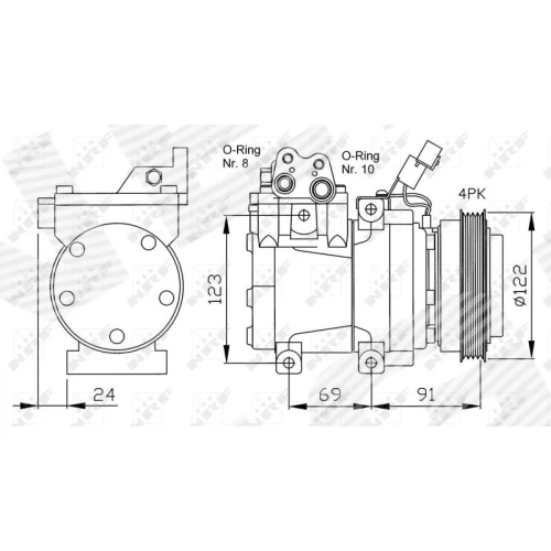 КОМПРЕССОР КОНДИЦИОНЕРА - 4