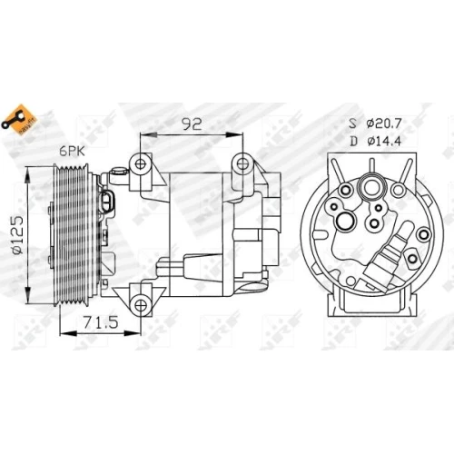 КОМПРЕССОР КОНДИЦИОНЕРА - 4