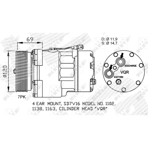 КОМПРЕССОР КОНДИЦИОНЕРА - 2