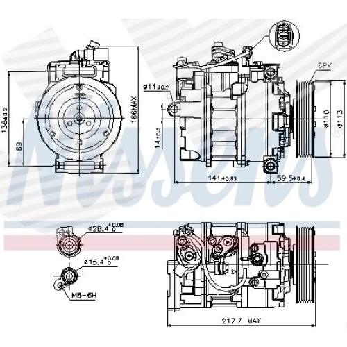 КОМПРЕССОР КОНДИЦИОНЕРА - 4