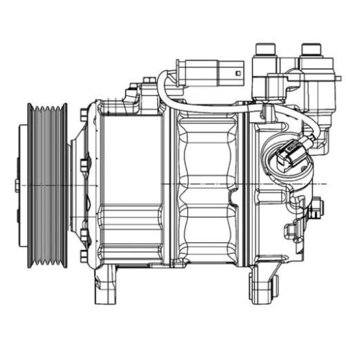 КОМПРЕССОР КОНДИЦИОНЕРА - 4