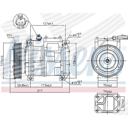 КОМПРЕССОР КОНДИЦИОНЕРА - 4