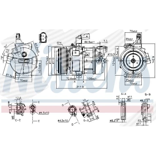 КОМПРЕССОР КОНДИЦИОНЕРА - 4