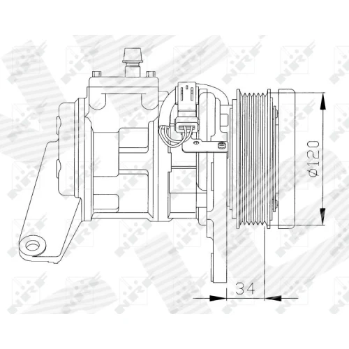 КОМПРЕССОР КОНДИЦИОНЕРА - 4