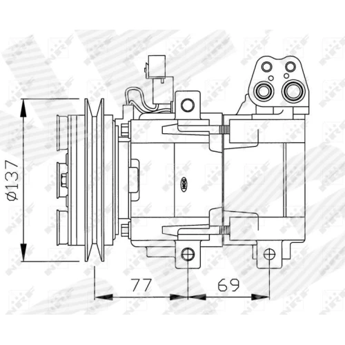 КОМПРЕССОР КОНДИЦИОНЕРА - 4