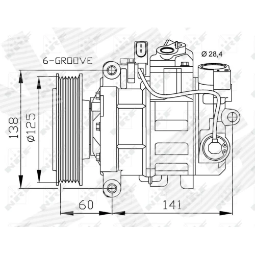 КОМПРЕССОР КОНДИЦИОНЕРА - 4