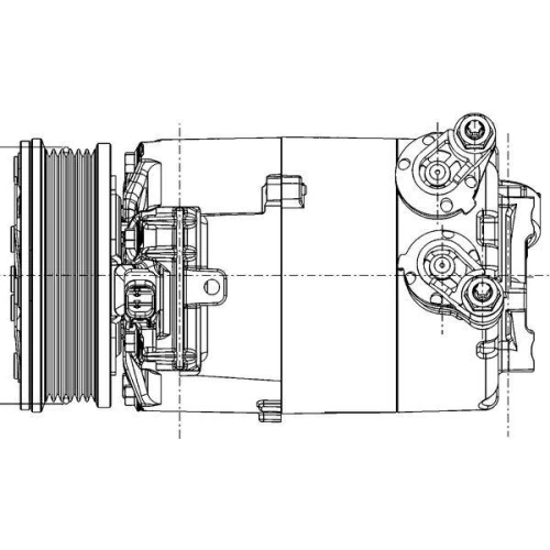 КОМПРЕССОР КОНДИЦИОНЕРА - 11