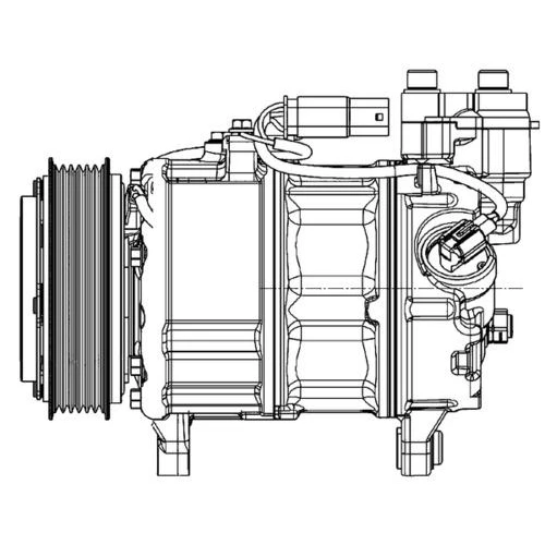 КОМПРЕССОР КОНДИЦИОНЕРА - 1